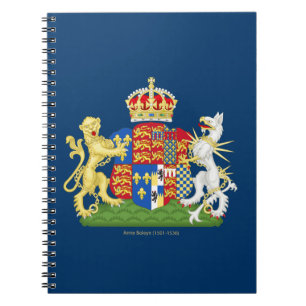 Coat of Arms Anne Boleyn Notizblock