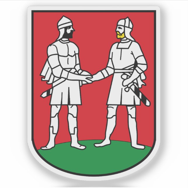 Coat of arms of Bünde, Germany Aufkleber (Vorderseite)