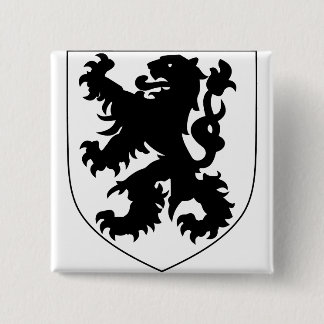 Coat of Arms of Flanders Button