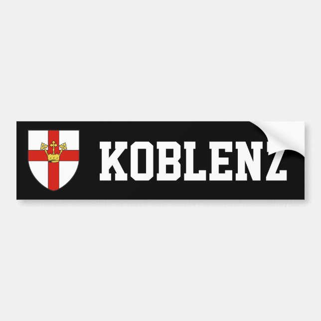 Coat of Arms of Koblenz, Germany Autoaufkleber (Vorne)