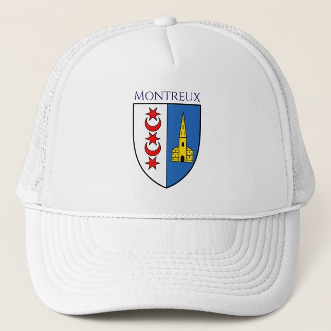 Coat of arms of Montreux, Switzerland Truckerkappe (Vorderseite)