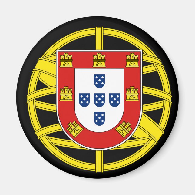 Coat of Arms of Portugal (Lesser coa) Magnet (Vorne)