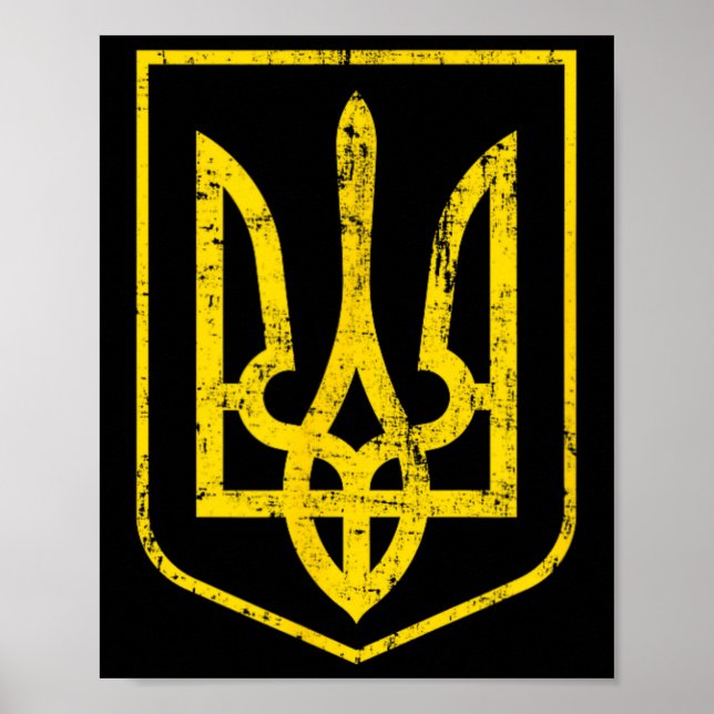 Coat Of Arms Of Ukraine 4  Poster (Vorne)