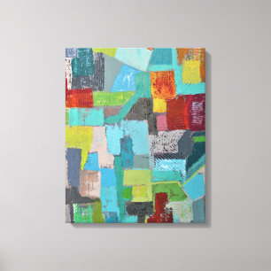 Coat of many Colors 16 x 20 Wrapped Canvas Leinwanddruck