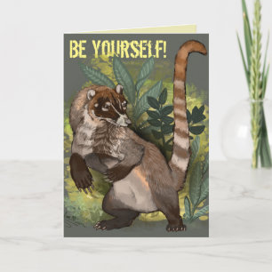 Coatamundi oder Weißnasen-Coati Karte