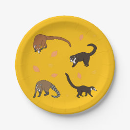 Coatis Pappteller