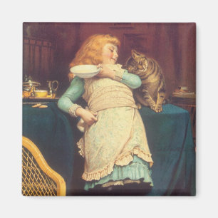 Coaxing besser als Teasing Charles Burton Barber Magnet