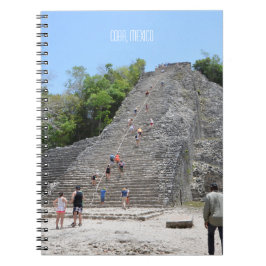 Coba Mayan Pyramid Yucatan Sehenswürdigkeit Mexiko Notizblock