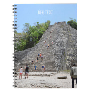 Coba Mayan Pyramid Yucatan Sehenswürdigkeit Mexiko Notizblock