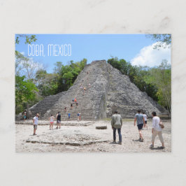 Coba Pyramid Mayan Ruins Yucatan Halbinsel Mexiko Postkarte