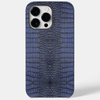 Cobalt Alligator Textur drucken