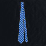 Cobalt Blue Checkerboard Krawatte<br><div class="desc">Cobalt Blue Checkerboard</div>