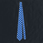 Cobalt Blue Checkerboard Krawatte<br><div class="desc">Cobalt Blue Checkerboard</div>