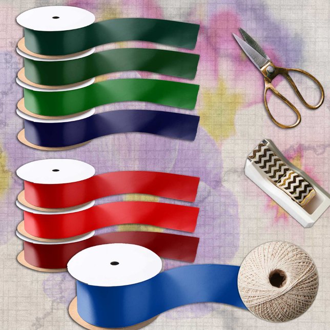 Cobalt Blue Color Solialist Elegant Satinband (Von Creator hochgeladen)