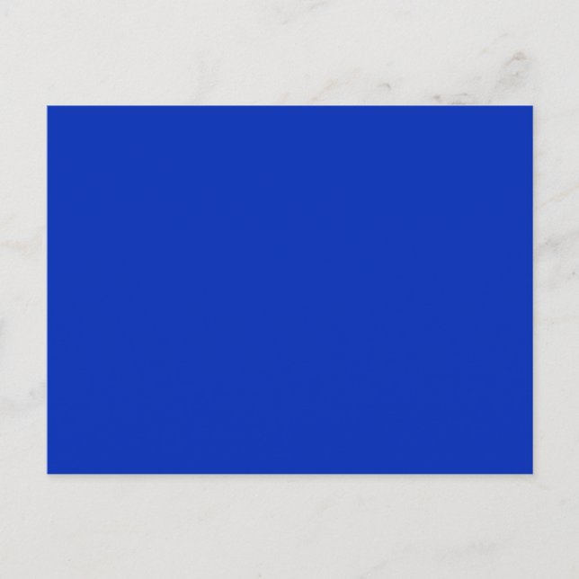 COBALT BLUE (eine solide, reiche Farbe) ~ Postkarte (Vorderseite)