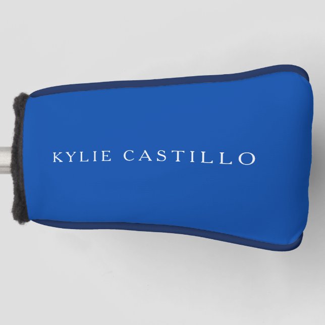 Cobalt Blue Einmalige Klassische Beruflich Golf Headcover (Vorderseite)
