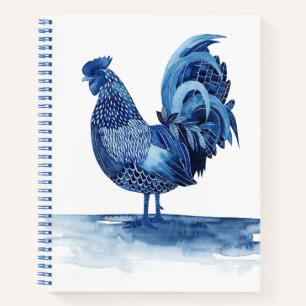 Cobalt Blue Farm Animes - Rooster Notizbuch