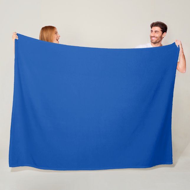 Cobalt Blue Fleece Blanket (Beispiel)