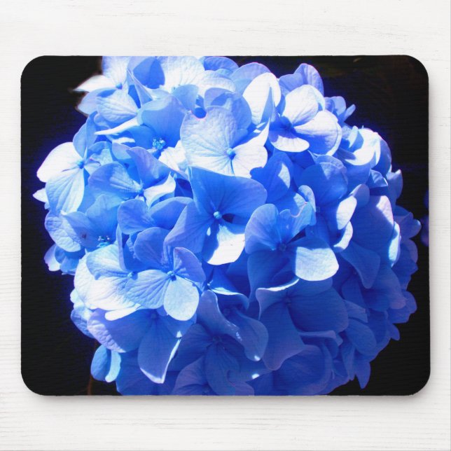 Cobalt Blue Hydrangea Mousepad (Vorne)