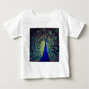 Cobalt Blue Peacock Baby T-shirt
