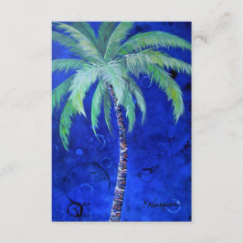 Cobalt Blue Scottsdale Palm Flat Card/ Einladung