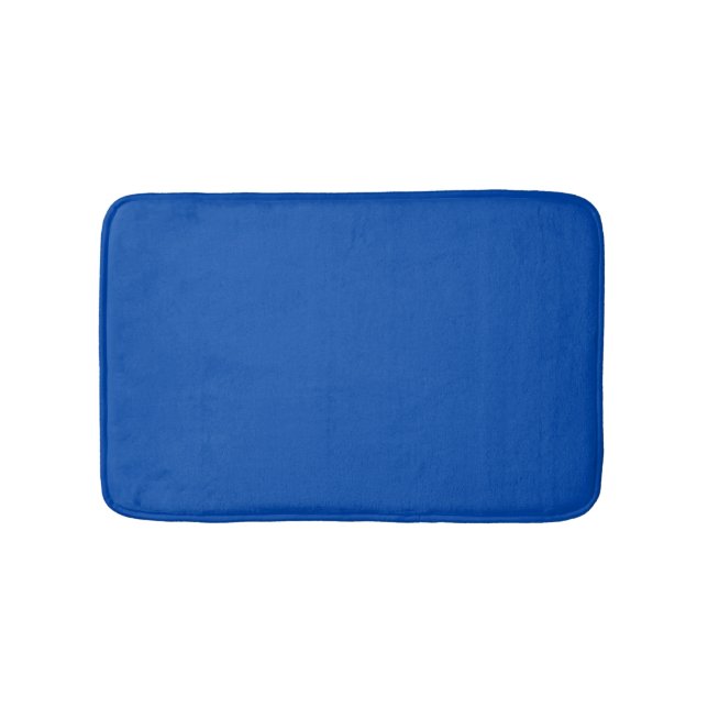 Cobalt Blue Solid Color Badematte (Vorderseite)