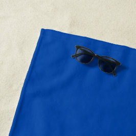 Cobalt Blue Solid Color | Classic | elegant Strandtuch