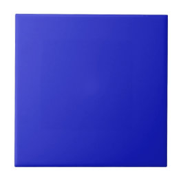Cobalt Blue Solid Color Tile Fliese
