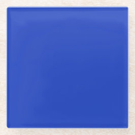 Cobalt Blue Square Glass Untersetzer