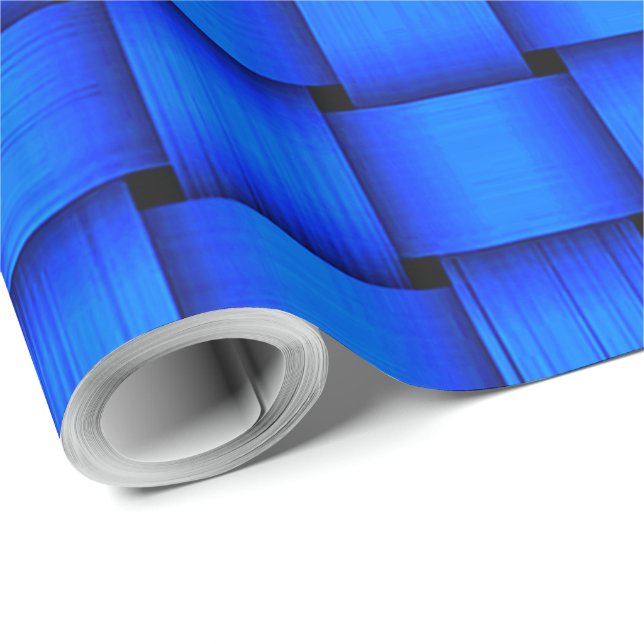 Cobalt Blue Wrapping Papier Geschenkpapier (Rolleneckpunkt)