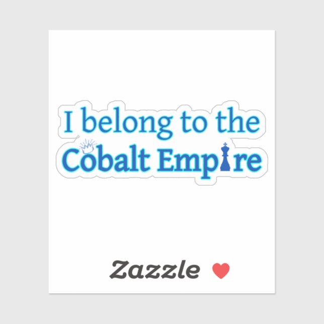 Cobalt Empire Aufkleber (Blatt)