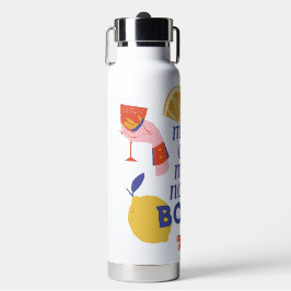 Cobalt Red Yellow Personal Water Flasche