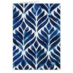 Cobalt Watercolor Tiles IV