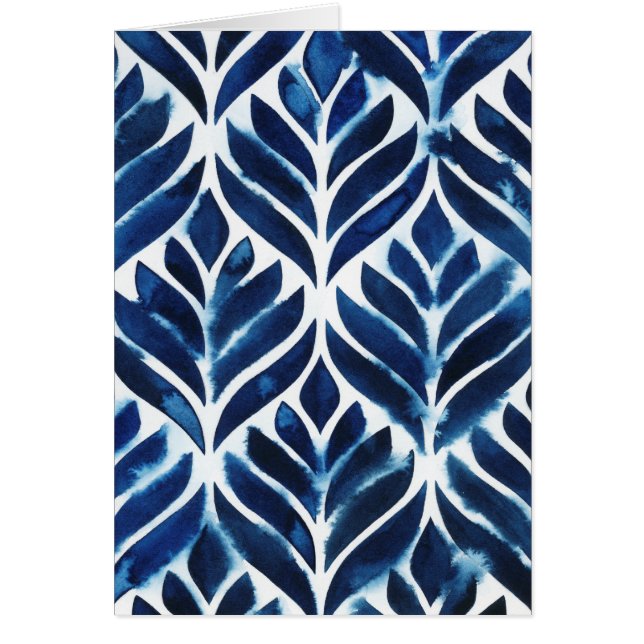 Cobalt Watercolor Tiles IV (Vorne)