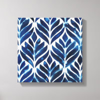 Cobalt Watercolor Tiles IV