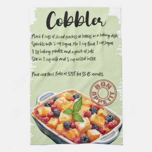 Cobbler-Rezept Geschirrtuch
