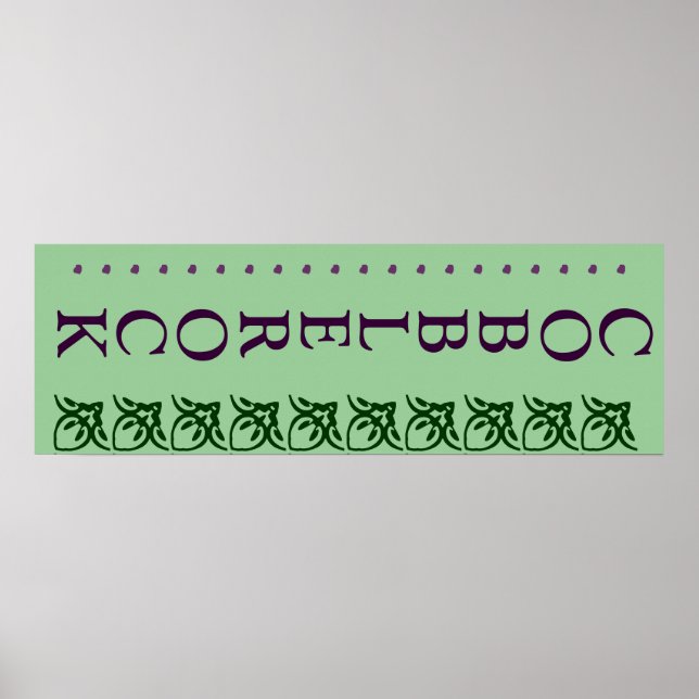 COBBLEROCK SIGN POSTER (Vorne)