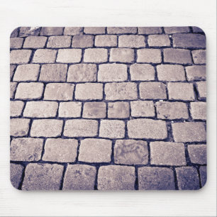 Cobblestone Street Detail, Horizontal Mousepad
