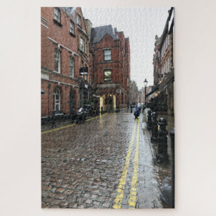 Cobblestone Street Kensington London England