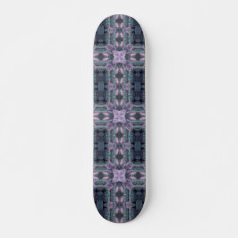 Cobblestones mystisch türkis violett geometrisch skateboard
