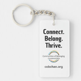 CoBC Schlüsselanhänger - Connect Belong Thrive