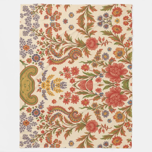 Cobertor de Lã Flores de Zínnia em artes Fleecedecke (Vorderseite)