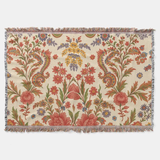 Cobertor Flores de Zínnia em artes Decke (Vorderseite)