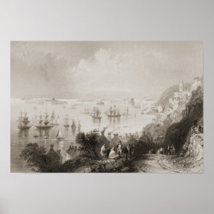 Cobh Hafen, Korken, Irland Poster