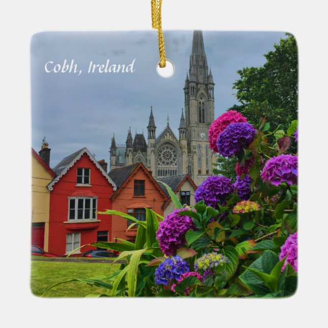 Cobh, Irland-Verzierung Keramikornament (Vorderseite)