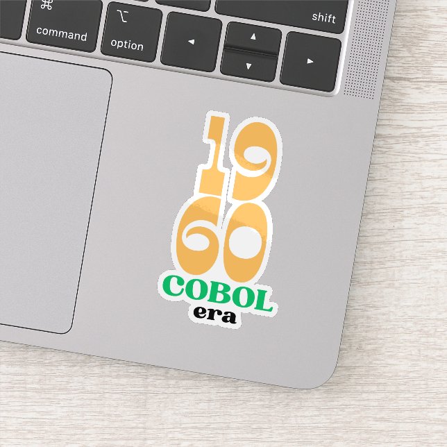 Cobol 1960 Era The Birth of Legacy Code Sticker (Détail)
