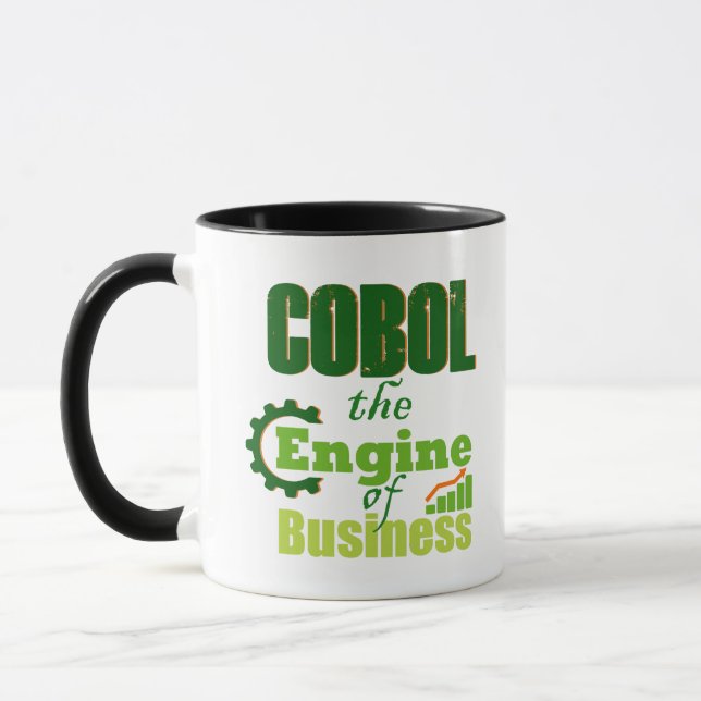 Cobol - Der Motor des Geschäfts  Tasse (Links)
