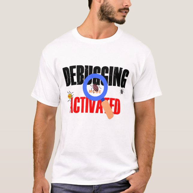 Cobol-Programmieren des Debugmodus aktiviert T-Shirt (Vorderseite)
