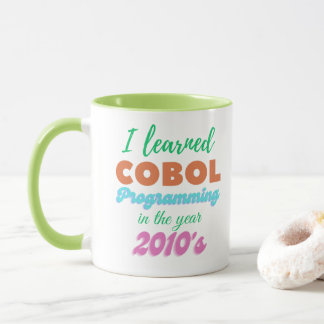 Cobol-Programmiersprache 2010 gelernt Tasse