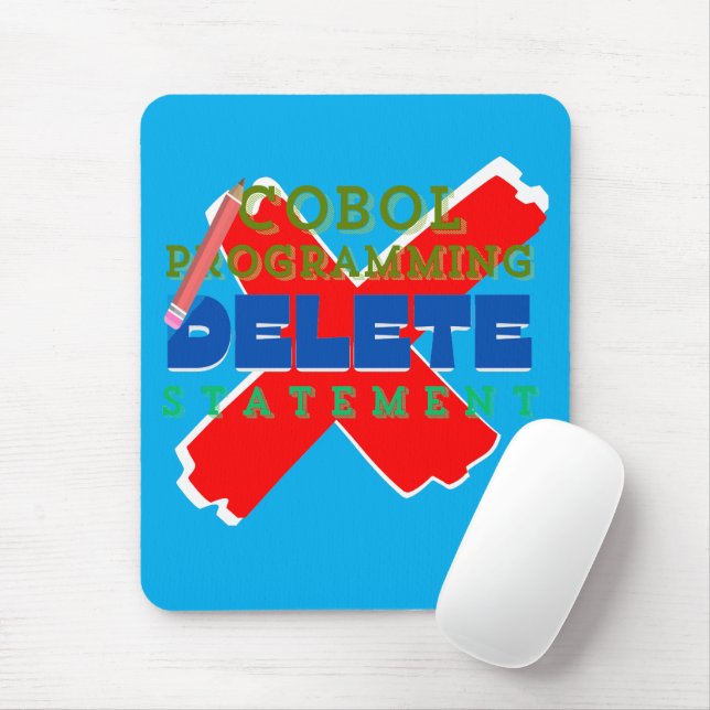 Cobol-Programmiersprache Delete-Anweisung  Mousepad (Mit Mouse)